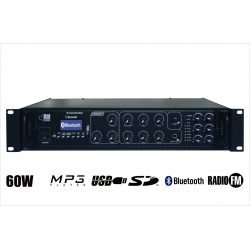 Nagłośnienie naścienne RH SOUND ST-2060BC/MP3+FM+BT + 2x BS-1040TS/W